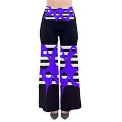 Blue Abstract Design Pants by Valentinaart