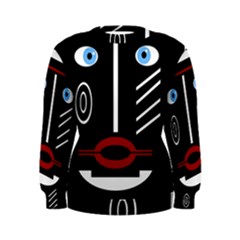 Decorative Mask Women s Sweatshirt by Valentinaart