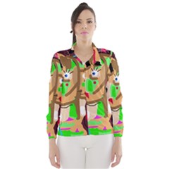 Abstract Animal Wind Breaker (women) by Valentinaart