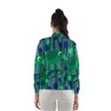 Green and blue bird Wind Breaker (Women) View2