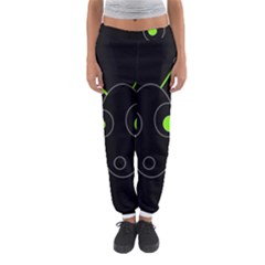 Green Alien Women s Jogger Sweatpants by Valentinaart