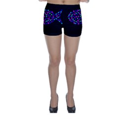 Purple Fish Skinny Shorts by Valentinaart