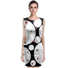 Decorative Circles Classic Sleeveless Midi Dress by Valentinaart