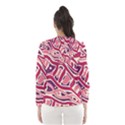 Pink and purple abstract art Hooded Wind Breaker (Women) View2