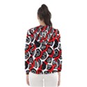 Red playful design Hooded Wind Breaker (Women) View2