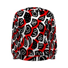 Red Playful Design Women s Sweatshirt by Valentinaart