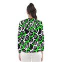 Green playful design Hooded Wind Breaker (Women) View2