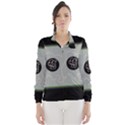 Gray abstract art Wind Breaker (Women) View1