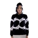 White fishes Hooded Wind Breaker (Women) View1