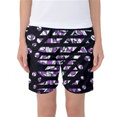 Violet Freedom Women s Basketball Shorts by Valentinaart