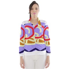 Abstract Circle Wind Breaker (women) by Valentinaart