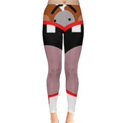 Funny Face Leggings  by Valentinaart