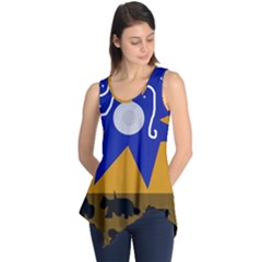 Decorative Abstraction Sleeveless Tunic by Valentinaart
