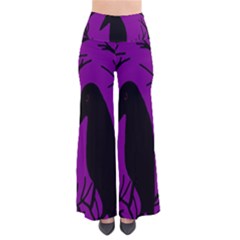 Halloween Raven - Purple Pants by Valentinaart