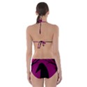 Halloween raven - magenta Cut-Out One Piece Swimsuit View2