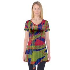 High Art By Moma Short Sleeve Tunic  by Valentinaart