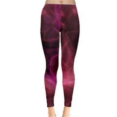 Pink Red Texture                                                                                              Leggings by LalyLauraFLM