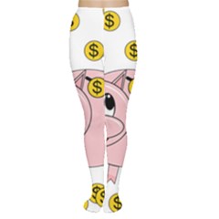 Piggy Bank  Women s Tights by Valentinaart