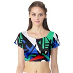 Find me Short Sleeve Crop Top (Tight Fit)