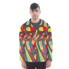 Colorful Dream Hooded Wind Breaker (men) by Valentinaart