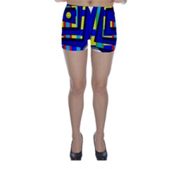 Maze Skinny Shorts by Valentinaart