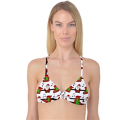 Christmas Song Reversible Tri Bikini Top by Valentinaart