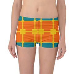 Squares And Rectangles        Reversible Boyleg Bikini Bottoms by LalyLauraFLM