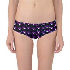 Purple Dots Pattern Classic Bikini Bottoms by Valentinaart