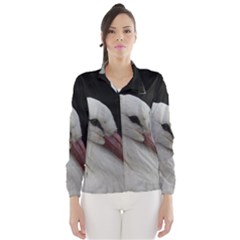 Wild Stork Bird Wind Breaker (women)