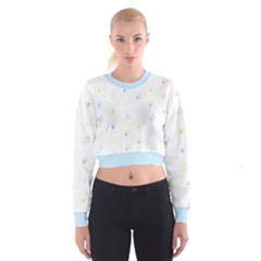 Star Pattern Women s Cropped Sweatshirt by itsybitsypeakspider