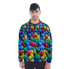 Funny Colorful Red Yellow Green Blue Kids Play Balls Wind Breaker (men) by yoursparklingshop