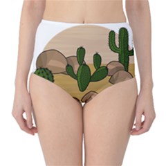 Desert 2 High-waist Bikini Bottoms by Valentinaart