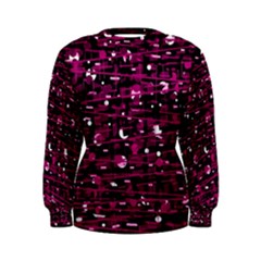 Magenta Abstract Art Women s Sweatshirt by Valentinaart