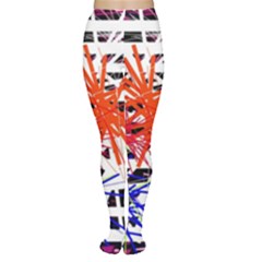 Colorful Big Bang Women s Tights by Valentinaart