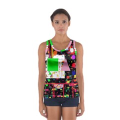 Colorful Facroty Women s Sport Tank Top  by Valentinaart