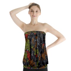 Autumn Colors  Strapless Top by Valentinaart