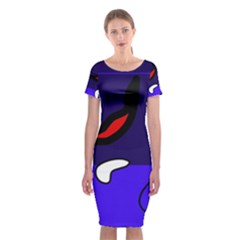 Night Duck Classic Short Sleeve Midi Dress by Valentinaart