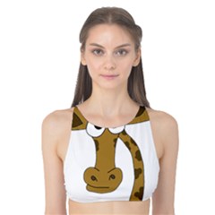 Giraffe  Tank Bikini Top by Valentinaart