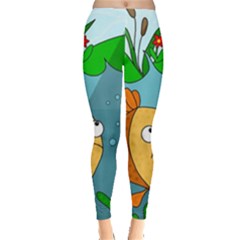 Are You Lonesome Tonight Leggings  by Valentinaart