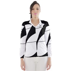 White And Black Shadow Wind Breaker (women) by Valentinaart