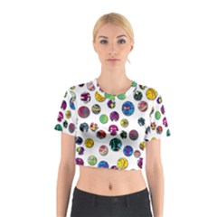Play With Me Cotton Crop Top by Valentinaart