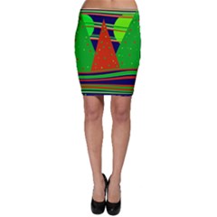 Magical Xmas Night Bodycon Skirt by Valentinaart