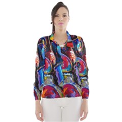 Abstract Paintings Wallpapers Wind Breaker (women) by AnjaniArt