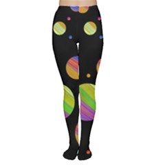 Colorful Galaxy Women s Tights by Valentinaart