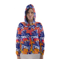 Little Flying Pigs Hooded Wind Breaker (women) by DanaeStudio