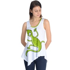 Green Lizard Sleeveless Tunic by Valentinaart
