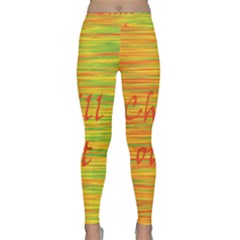 Chill Out Yoga Leggings  by Valentinaart
