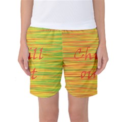 Chill Out Women s Basketball Shorts by Valentinaart