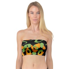 Abstract Animal Print Bandeau Top by Valentinaart