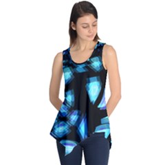 Blue Light Sleeveless Tunic by Valentinaart